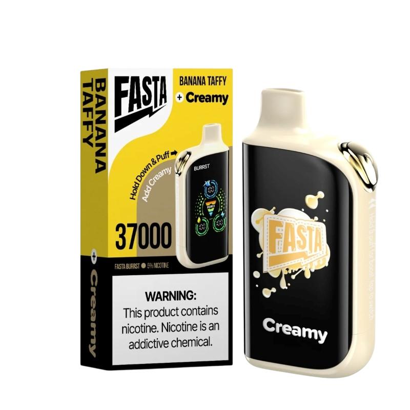 Fasta Burrst V2 37K disposable vape, front view