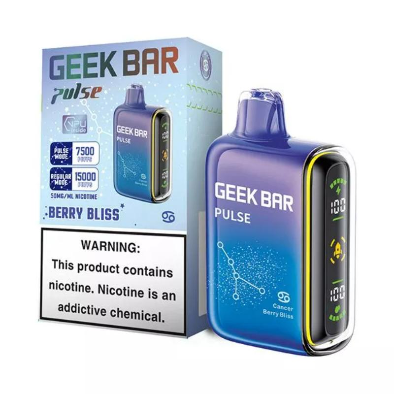 Geek Bar Pulse 15K disposable vape, VapeDeals catalog shot