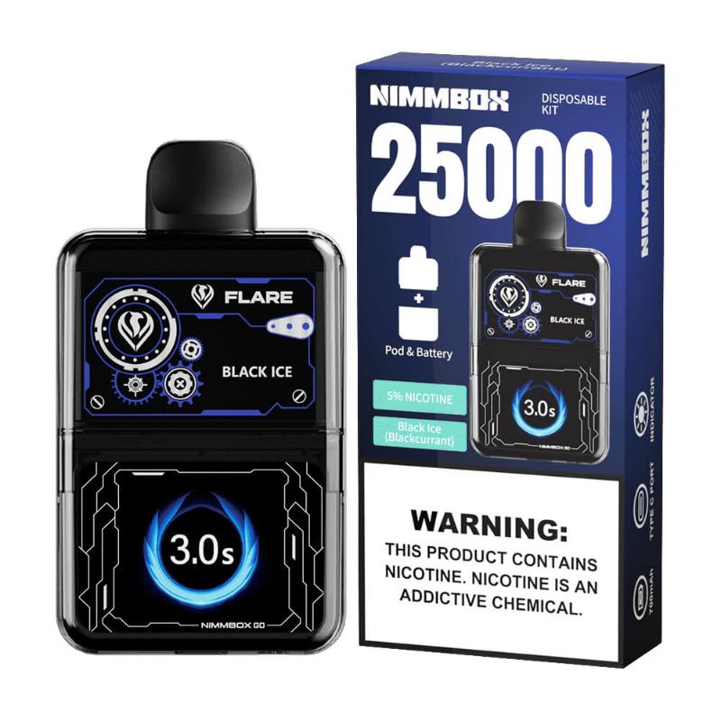 NimmBox Flare 25K kit with battery section and pod