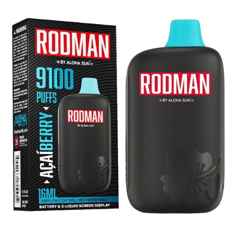 Rodman 9100 Puffs disposable vape, product view