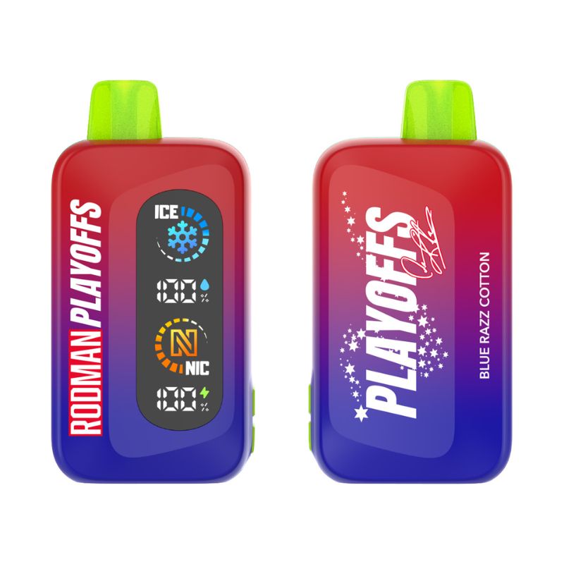 Rodman Playoffs 50K Ice-Nic Control disposable vape, front view